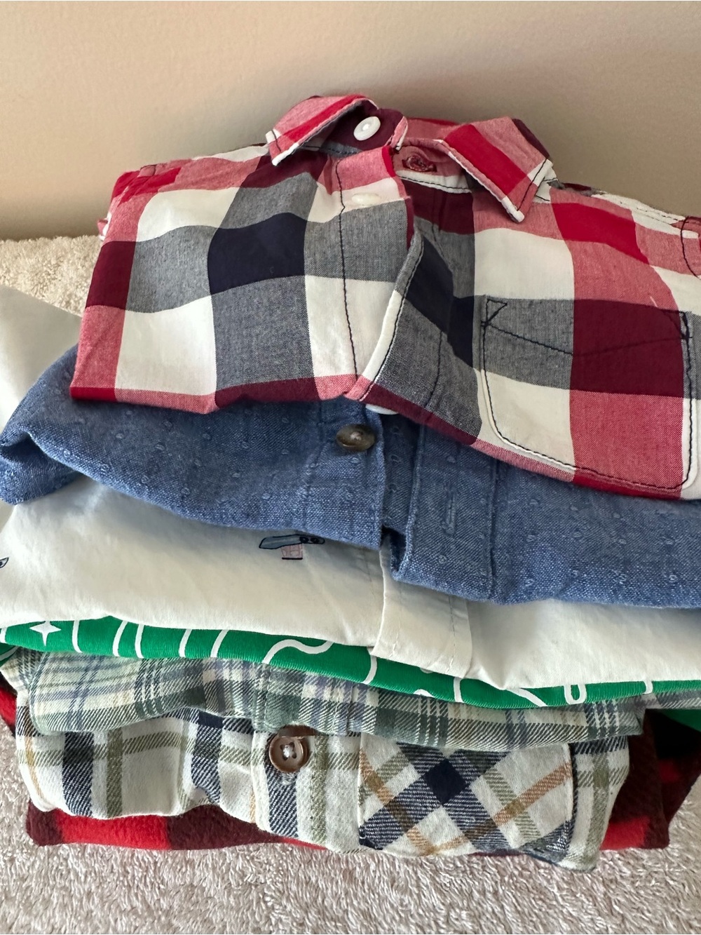 Assorted Boys 7 Piece Bundle. 12 Months.